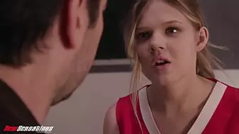 New Sensations - Blonde Teeny Cheerleader Went Prick Crazy (Coco Lovelock)