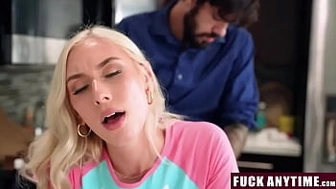 StepBrother Rides His StepSister While StepMom's Making Grocery List - Freeuse - FuckAnytime