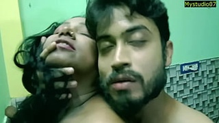 Indian charming 18yrs hubby rough sex married stepsister!! with erotic sleazy talking