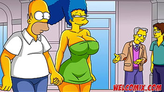 The hottest MILF in town! The Simptoons, Simpsons asian cartoon
