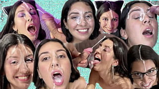 Enormous Cums on Mix of - Facials - Sperm in Mouth - Spunk Blowing