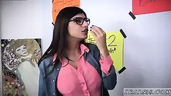 Big bum teen and hot blonde curly hair BJ Lescrony s sons with Mia Khalifa