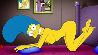Anal Housewife Marge Moans With Pleasure As Fine Jizz Fills Her Butt And Squirts In All Directions Cartoon Uncensored Toons Cartoon