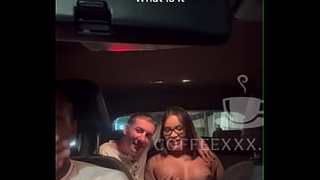 HUBBY offered ALLURING WIFEY to the UBER DRIVER!! GIFTED NEGÃO who didn't waste time ate his DIRTY WIFEY'S BUTT - Lina Nakamura - John Coffee - lewa