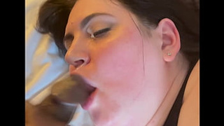 jizz thirsty bimbo big bodied woman succulent samantha devours a bbc for a heavy load