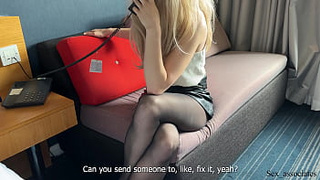 "Did you just put your schlong into my anus? I am your stepmother!!! It's so inapropriate!!!" Sharing a bed with my strick stepmom ended up with an unexpected rear-end fuck.