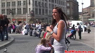 Thin dutch prostitute pussypounded by tourist