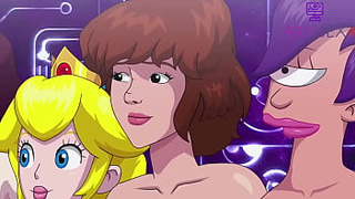 All toon characters sex fantasy (Pegg pete Cammy white Yoko littner Rogue Anna marie Lana kane Epril onil Velma Dinkley Harley Quinn Princess peach Leela from Futurama) Artisex4