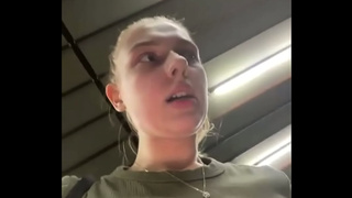 Squirting and masturbation in the gym