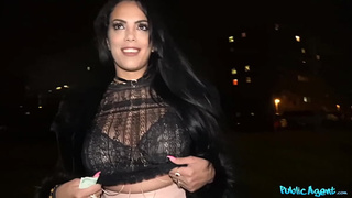 Public Agent - JUICY TITTIES and BUM Hispanic tempted into going all the way