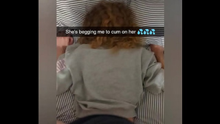 Cheating College Gf Poked On Snapchat to Pay Debt - Cucked And Jizzed On