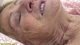 ugly 90 years older old lady deep slammed