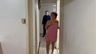 7 Nights of Terror - Michael Myers breaks into sexy Camila's rear-end