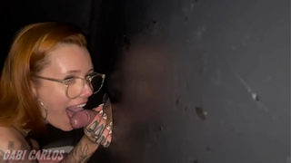 My hubby took me and my friend to the gloryhole, to blow and give it really good to the gifted ones!