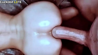 Anal with my friend's penis destroying my ex-wife - CUCK-OLD'S DREAM