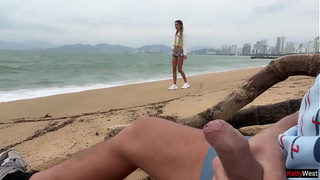 Public Dong Flashing - I see that you are jerking off to me and I want to help you jizz!