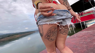 SELF PERSPECTIVE - PUBLIC SEX AT BOAT PARTY WITH A HORNY WHORE - BLAKEPRODUCTIONS