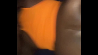 Meaty Bratty FAT WOMAN African Cheating Guy Dyke Wearing A Short Tight Dress Learns How To Lick & Fuck BBC Like A Bitch