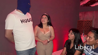 New swinger lovers has their first cuck encounter