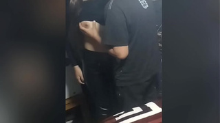 Noooo! She was scared that her BF would find out... college friend leaves the party... AND THIS HAPPENS!!!