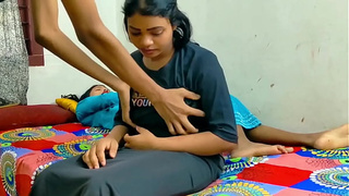 best Threesome Sex 2025 :- Rahul pounded his girlfraind and ex-wife on the same bed, threesome sex enjoyed together