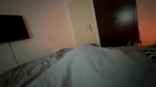 Strawberry blonde Stepmom Caught Me Jacking Off in Hotel Room and Gets Rammed