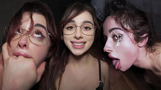 Addicted To Sperm - Busty Bitch Blows The Floor