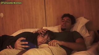 I was watching a film with my best friend and I put my prick in her mouth before we got caught.