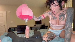 Spying Step Bro Stuffs Step Sis's Stuffy