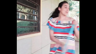 My hottest movie, naked, touching myself all over, I was left wanting to fuck, my boss recording me in all my poses.