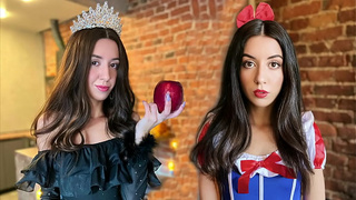 Sneaky Gnome Rides Snow White when Time Stops on Halloween