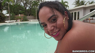 Enormous booty on this Cuban bitch