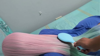 My stepdaughter is a desirable virgin cosplay nurse with a perfect cunt and bum, eager to have hard-core sex (Over 18)