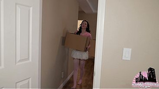 Moving day problems get solved by step-siblings’ horny deal