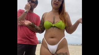 THE CHEESE SELLER KEPT STARING AT MY VAGINA ON THE BEACH