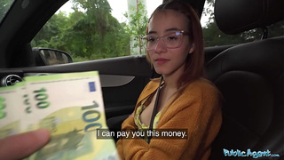 Public Agent - I creampied her tight little vagina outdoors