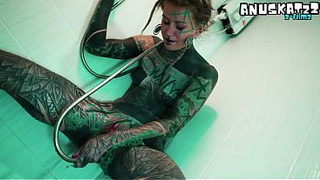 Solo Teenie Masturbates Testing My New Shower Wand Toy