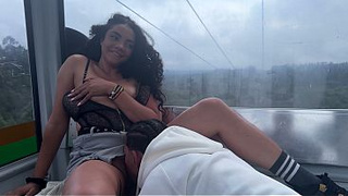 I give a oral sex to a stranger on the subway cable car and then invite him to fuck in the Arvi forest