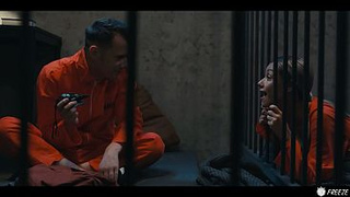 Bratty Blonde Pranked In Mixed Prison - Veronica Leal Time Stop Freeze Rammed