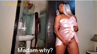 Horny Anambra State married woman took advantage of houseboy BBC and got cunt stretched with sperm shot (Full tape on Xvideos Red)