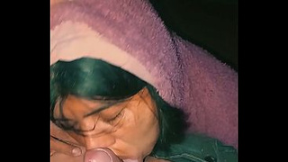 He makes me lick his dong and mounts me really good.