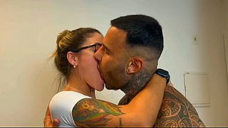 Neighbor Asked for Sugar and Got a Humongous Cock Up Her Rear-end - Rangel Carlos & Tatuado