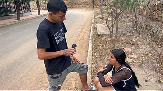 Strange chick asks me to have sex with her without a condom in exchange for giving her a phone number; I ejaculate inside her