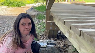 Massive-bootied woman gives behind to friend without a condom