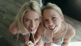 sheCRUMBLED Cookie And Dakota Lyn Slutty Threesome
