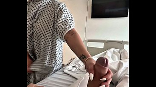 Fucking a Patient At The Hospital And Cums Inside Her Twat