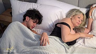 My friend's fiance puts his monstrous schlong in me and we end up having a threesome - Monique Fuentes, Andrea Castro and Zack Whiter