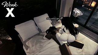 [ROBLOX] Virgin bunny slut gives me her first time