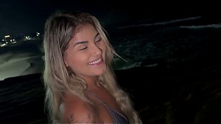 I met the married woman on Recreio beach, took her home, filled her with milk, and recorded it for her fiance to see.