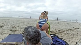 I won't leave until you sperm in my rear-end! Anal cream pie in front of everyone.